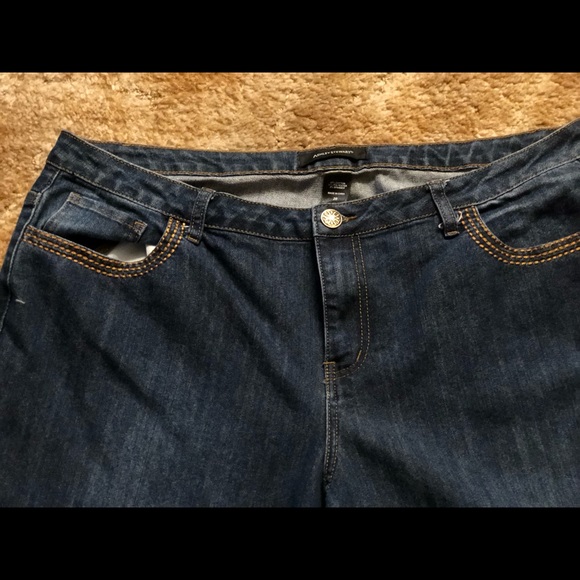 Ashley Stewart straight leg jeans - Picture 2 of 2